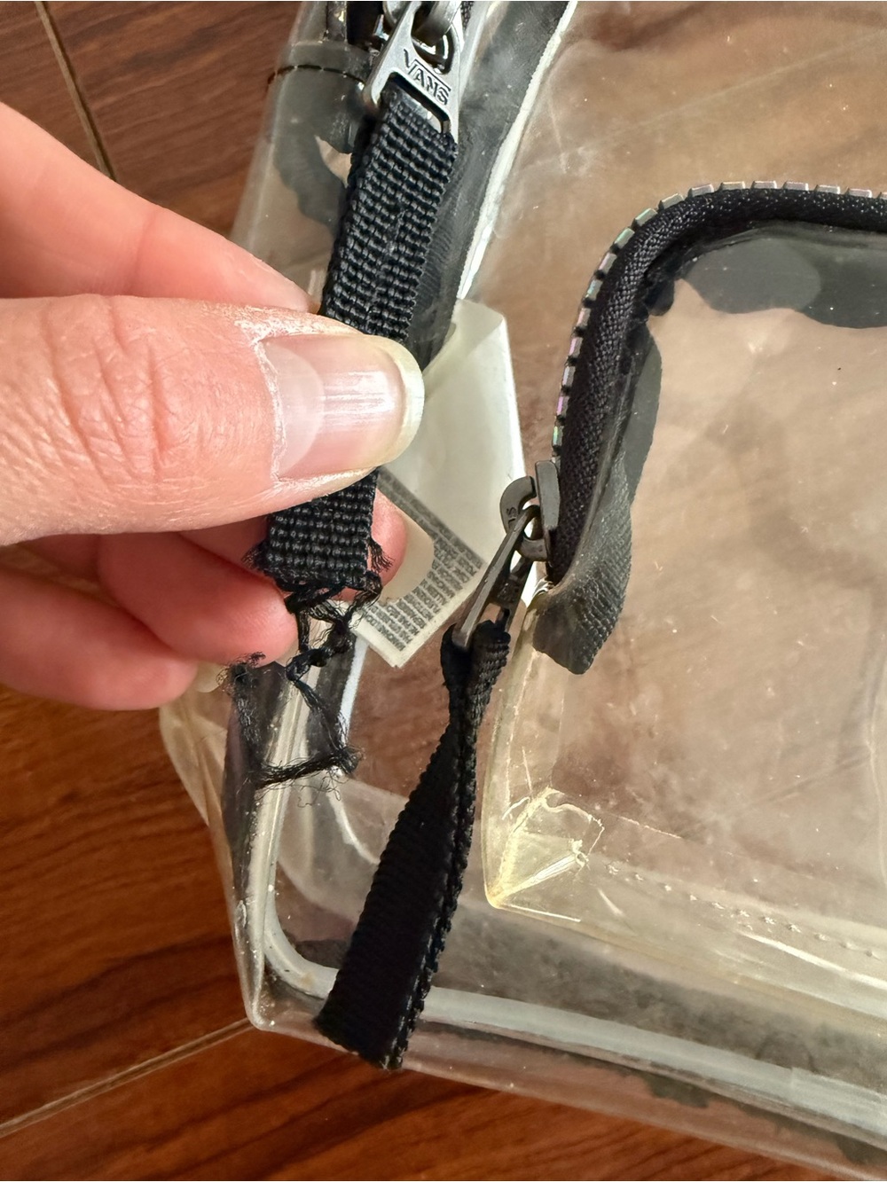 Vans Clear Mini Backpack/Purse - Picture 6 of 9